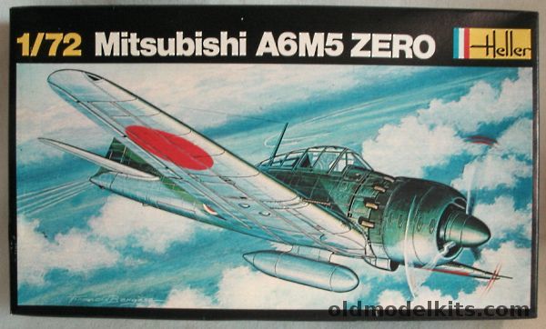 Heller 1/72 Mitsubishi A6M5 Zero - IJN Squadron 1943, 265 plastic model kit